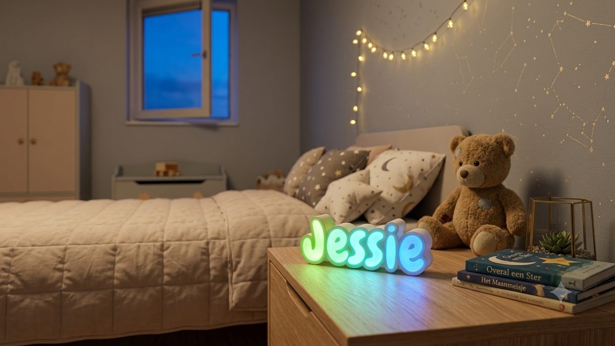 Personalised name lamp